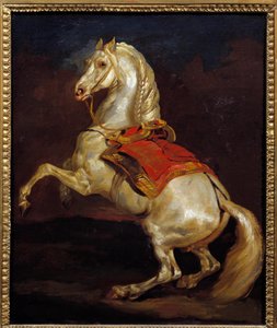 Tamerlan atı. Theodore Gericault'un (1791-1824) tablosu by Theodore Gericault