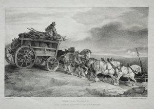 Kömür Vagonu, 1821. by Theodore Gericault