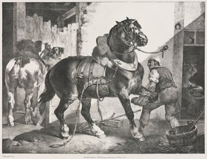 Fransız Demirci by Theodore Gericault