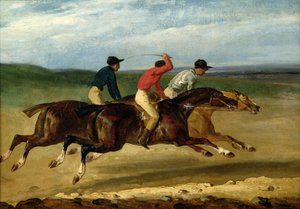 The Horse Race  by Theodore Gericault