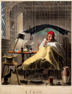 Bir Çözülme, George Hunt tarafından yapılan baskı, 1827 (el boyaması gravür)