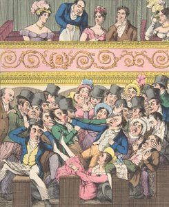 Teatral Zevkler, Levha 2: Bir Koltuk İçin Mücadele Etmek, yakl. 1835. by Theodore Lane