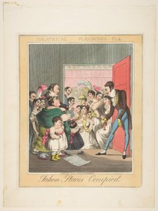 Teatral Zevkler, Levha 4: Alınan Yerler İşgal Edilen, ca. 1835. by Theodore Lane