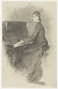 Piyanoda, ca. 1887. by Theodore Robinson
