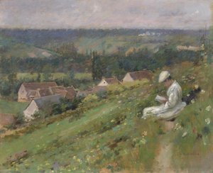 Arconville Vadisi, c. 1887. by Theodore Robinson