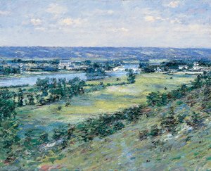 Giverny Tepelerinden Seine Vadisi, 1892