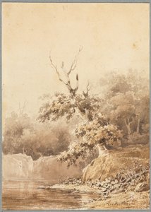 Manzara by Theodore Rousseau