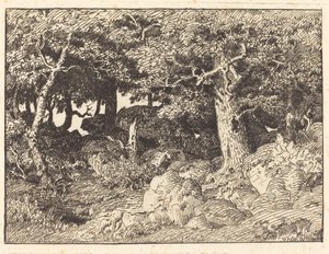 Kaya Meşeleri by Theodore Rousseau