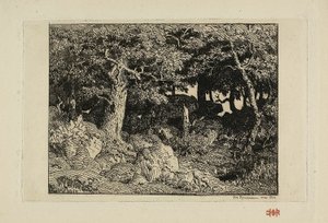 Kaya Meşeleri by Theodore Rousseau