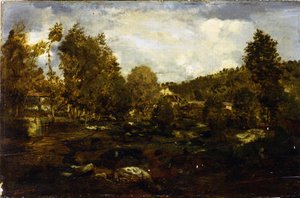 Tiffauge Vadisi by Pierre Etienne Theodore Rousseau
