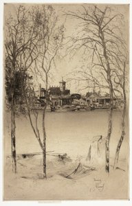 Laburnums ve Battersea by Theodore Roussel