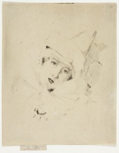 Pierrot, Lady A.C. by Theodore Roussel