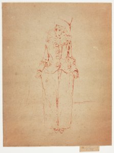 Pierrot en Pied, Lady A.C. by Theodore Roussel