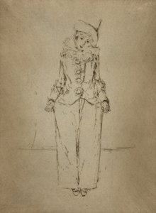 Pierrot en Pied, Lady A.C. by Theodore Roussel