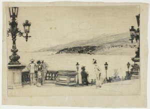The Terrace için Çalışma, Monte Carlo by Theodore Roussel
