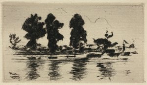 Thames, Akşam by Theodore Roussel