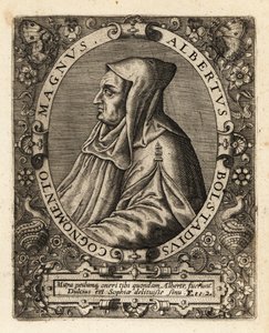 Albertus Magnus, Alman Katolik piskoposu. by Theodore de Bry