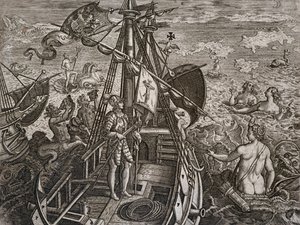 Theodor de Bry (1528-1598) tarafından gravür Kristof Kolomb
