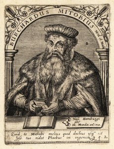 Burkhard Mithoff, anatomist ve doktor by Theodore de Bry