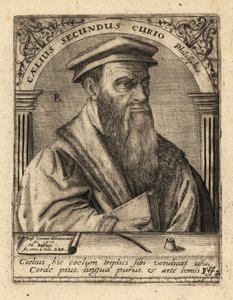 Celio Secondo Curio, İtalyan hümanist by Theodore de Bry