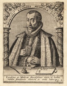 Georg Laube, Augsburglu Alman doktor by Theodore de Bry