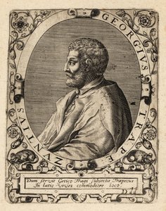 Trabzonlu George, Yunan filozof. by Theodore de Bry