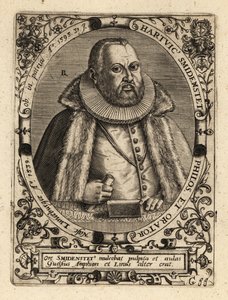 Hartwig Schmidenstedt, Alman retorikçi. by Theodore de Bry