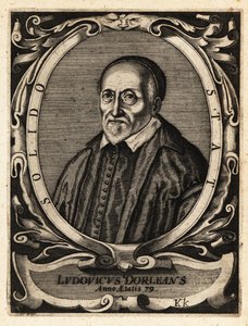 Louis Dorleans, Fransız şair ve hiciv yazarı by Theodore de Bry