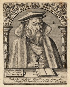 Modestinus Pistoris by Theodore de Bry