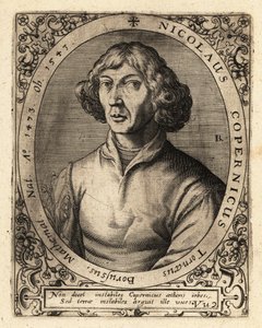Nicolaus Copernicus, Rönesans dönemi bilgesi. by Theodore de Bry