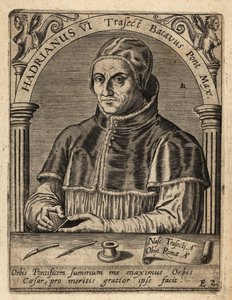 Papa 6. Adrian by Theodore de Bry