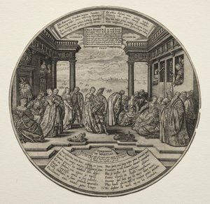 Venedik Balosu. by Theodore de Bry