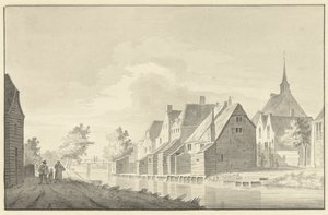 Molenaarsgraaf köyü by Theodorus Cornelis Schutter
