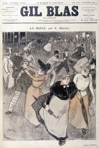 Steinlen tarafından Gil Blas, 6/12/1891