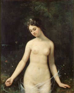 Çıplak genç kadın, 1831. by Theophile Gautier