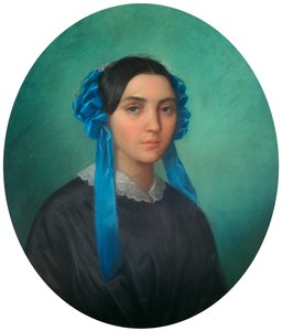 Genç Bir Kızın Portresi, 1843 by Theophile Gautier