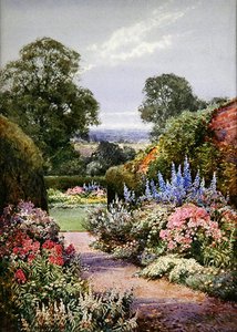 Henley, Oxfordshire yakınlarında (kağıt üzerine suluboya)