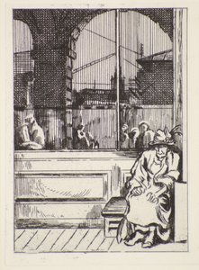 Yaşlı Kadın, 20. yüzyıl (gravür)