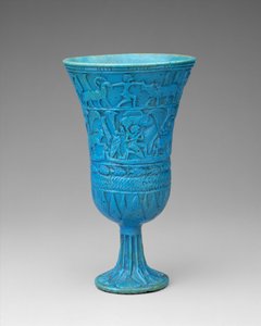 Lotiform Kadeh, MÖ yaklaşık 945-664 (fayans)