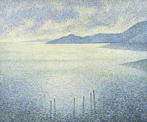 Kıyı sahnesi. 1892 civarında by Théo van Rysselberghe