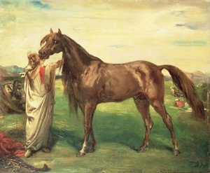 Hacı, Arap Aygırı, 1853 by Théodore Chassériau