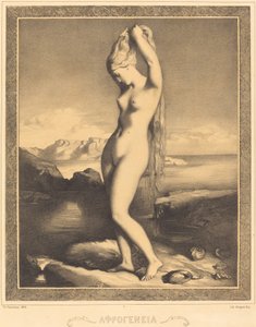 Yükselen Venüs by Théodore Chassériau