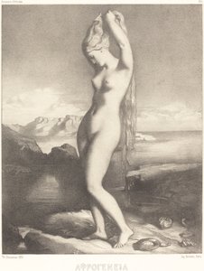 Yükselen Venüs by Théodore Chassériau