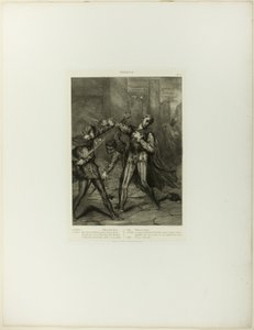 Hain, Sen Diest, Othello'dan onuncu tabak by Théodore Chassériau