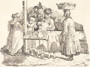 Uyuz Balık Satıcısı by Théodore Gericault and Nicolas Toussaint Charlet