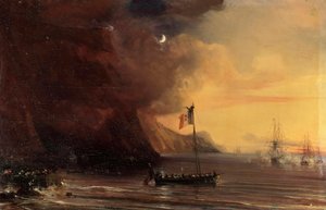 Napolyon'un gövdesiyle taşıma, 1841. by Jean Antoine Theodore Gudin