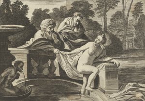Susanna, kısmen çıplak ve solda iki yaşlı, biri..., yakl. 1656-60.
