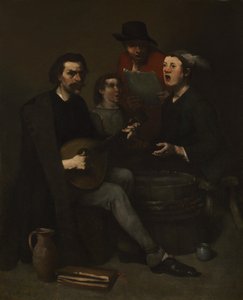Şarkıcılar, 1863-1868. by Auguste Theodule Ribot