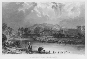 Appleby, Westmorland (gravür) by Thomas (after) Allom