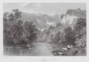 Matlock, Derbyshire (engraving) by Thomas (after) Allom
